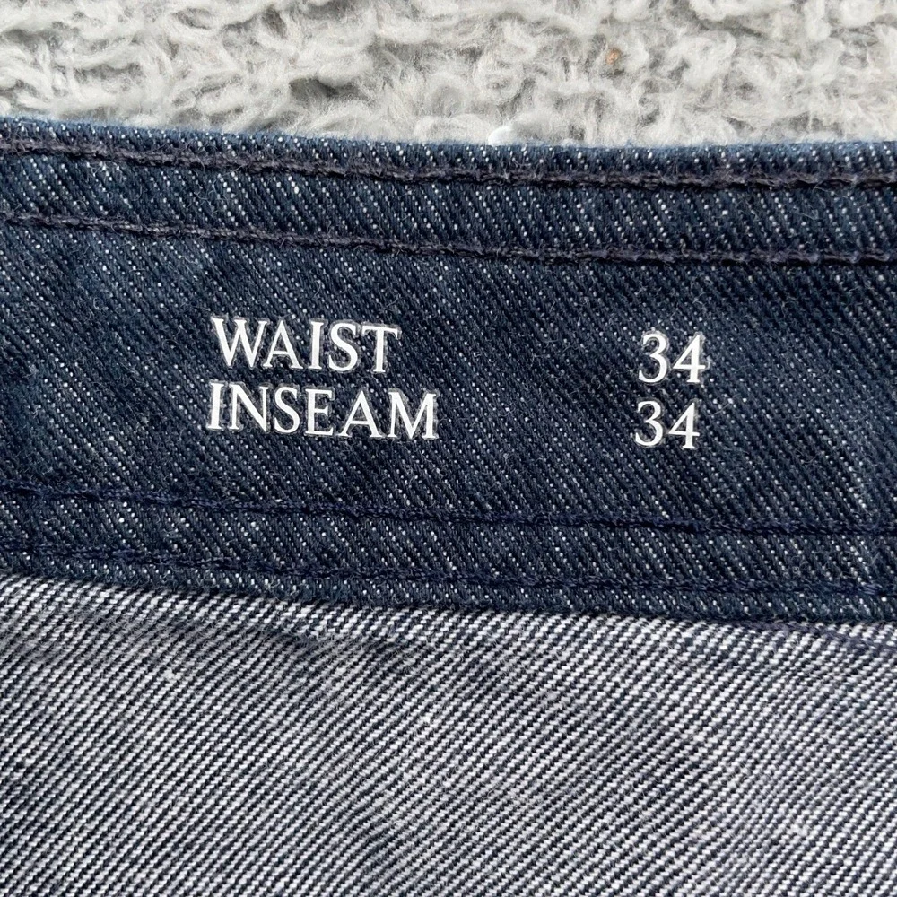 Banana Republic Jeans Mens 34x34 Blue Cargo Tapered Surplus Preppy Navy Utility